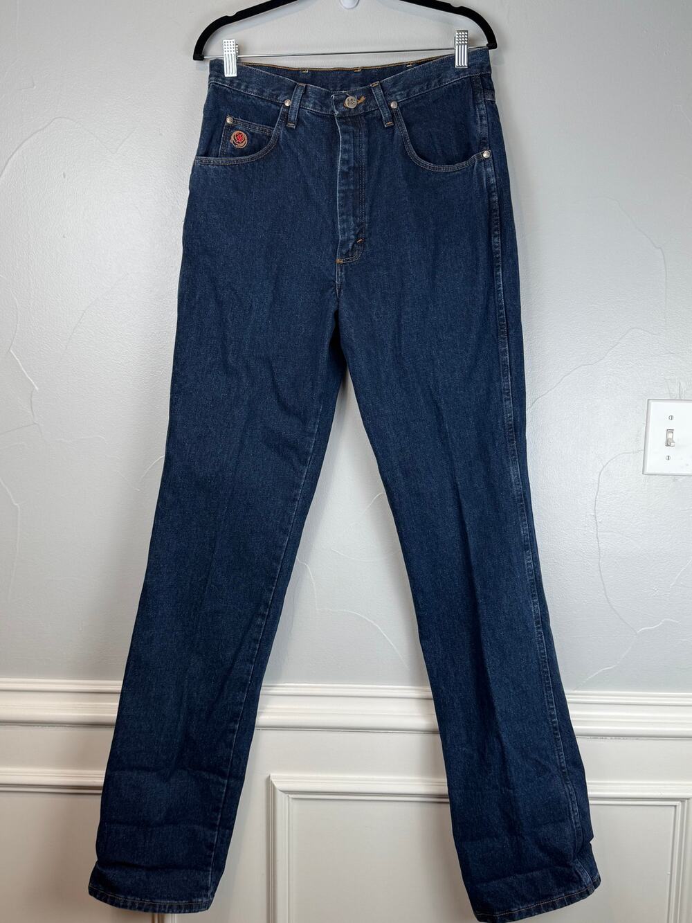 Vintage Wrangler Twenty X Jeans 34x38 Dark Wash USA Made Cowboy Western